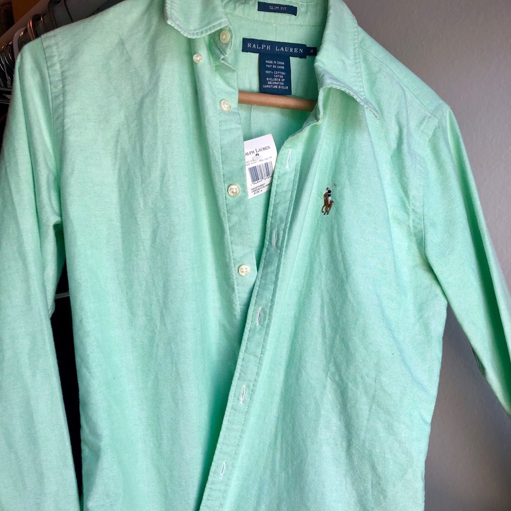 Brand New Iceland Green Ralph Lauren Women’s Shirt